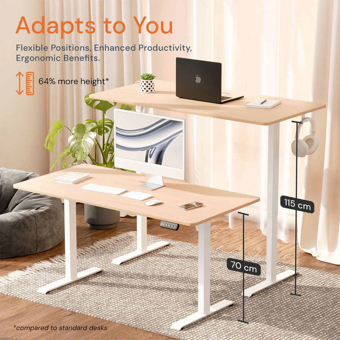 Electric Standing Desk For Home & Office